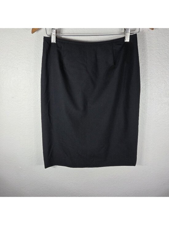 Petite Sophisticate Dresses & Skirts - Petite Sophisticate Stretch Wool Black Midi Pencil Skirt Woman's Size 8